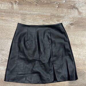 Anthropologie Black Mini Skirt